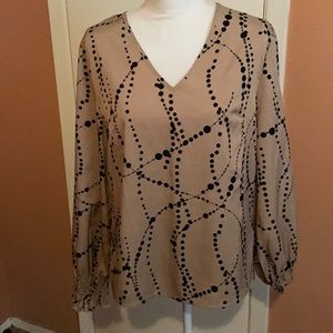 “Shein” Long Sleeve Silky Blouse!